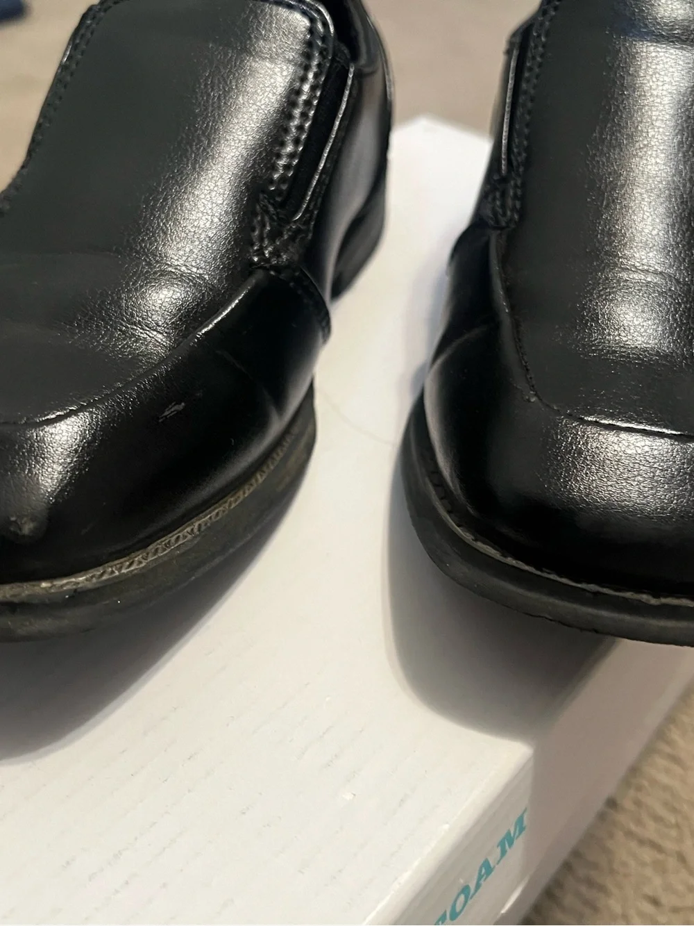 Sonoma Black Slip-On Memory Foam Loafers